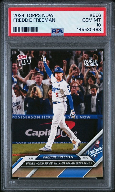 2024 TOPPS NOW #866 FREDDIE FREEMAN PSA 10