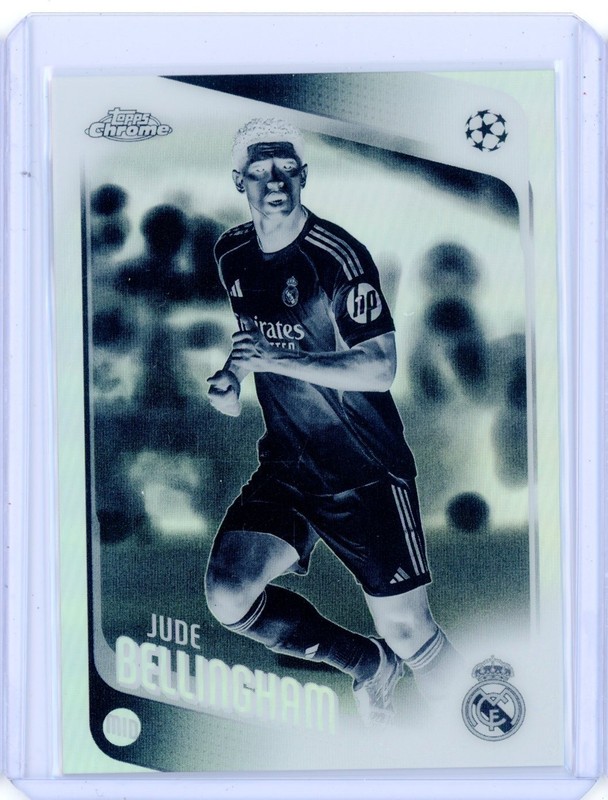 2025-26 Topps Chrome UEFA UCC JUDE BELLINGHAM Madrid FC Negative Refractor SSP