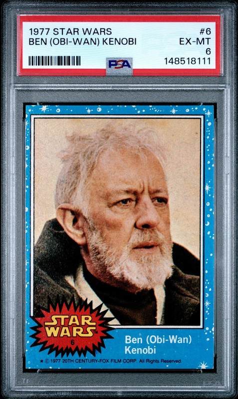 1977 STAR WARS #6 BEN (OBI-WAN) KENOBI PSA 6