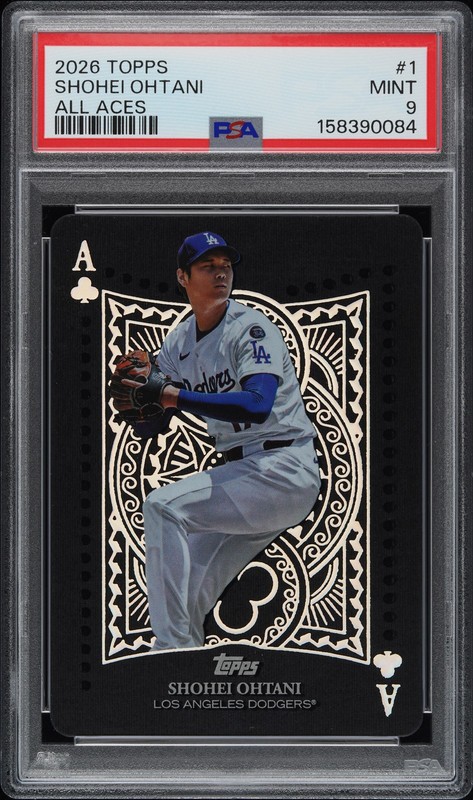2026 TOPPS ALL ACES #1 SHOHEI OHTANI PSA 9