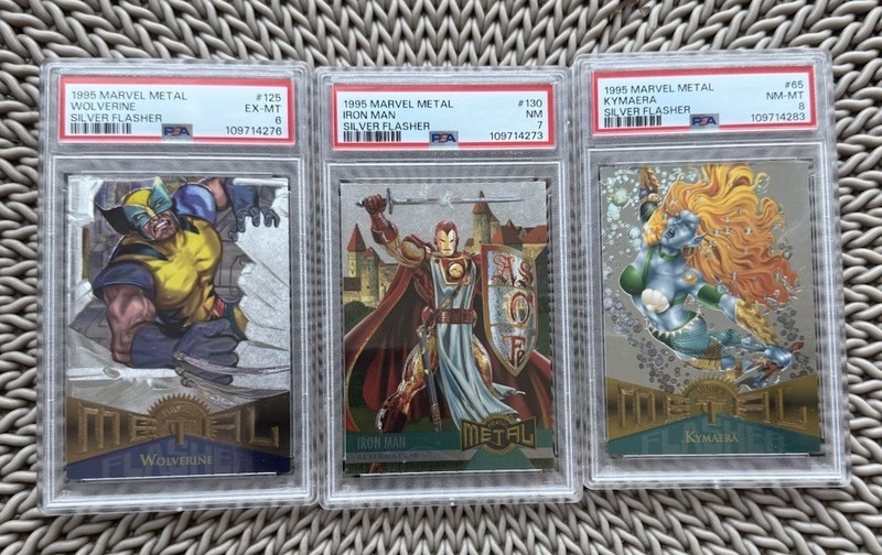 1995 Marvel Metal PSA Graded Cards