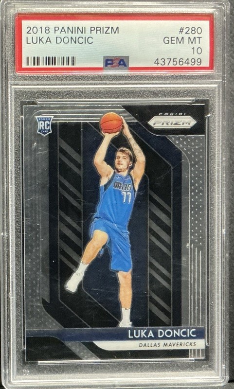 🔥2018 Panini Prizm Luka Doncic #280 RC PSA 10🔥
