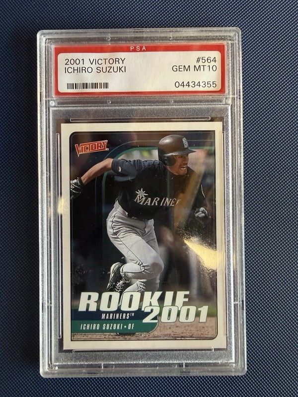 Upper Deck Victory 2001 Ichiro Suzuki #564 Rookie PSA 10 Seattle Mariners MLB