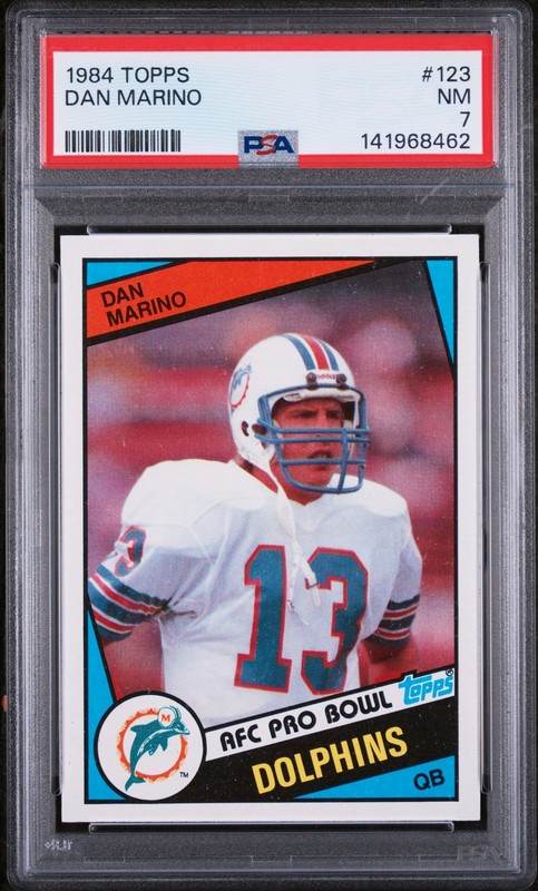 1984 TOPPS #123 DAN MARINO PSA 7