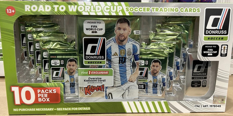 Donruss Road to FIFA World Cup Soccer 10 Pack Panini 1 Exclusive Oversized Card