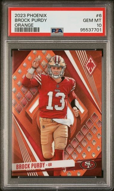 2023 PANINI PHOENIX Brock Purdy Orange /75 PSA Gem Mint 10