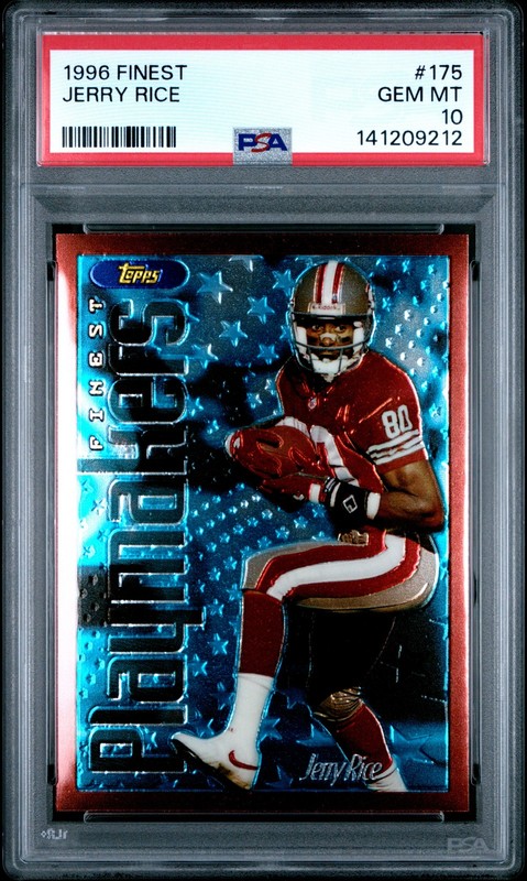 1996 FINEST #175 JERRY RICE PSA 10