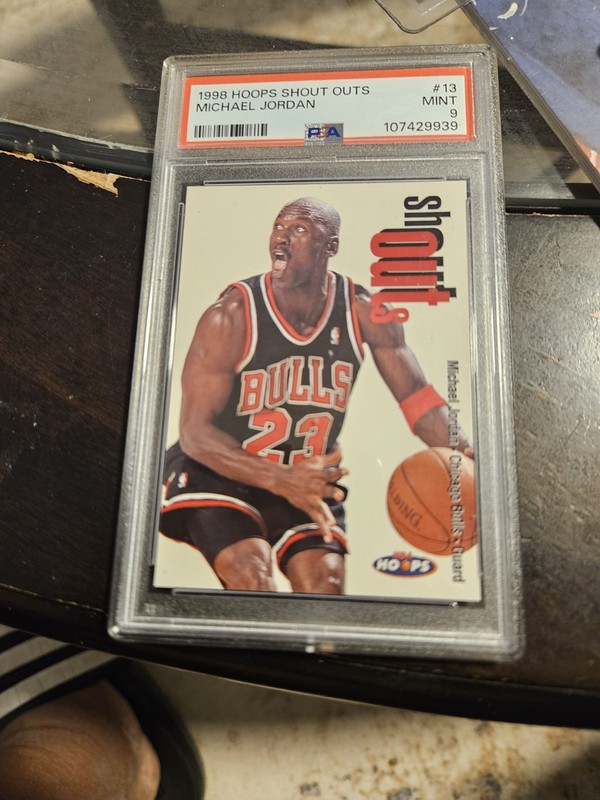1998 Hoops Shout Outs Michael Jordan PSA 9! MJ Greatest Ever!