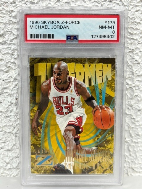 1996 Skybox Z Force - Michael Jordan #179 PSA NM-MT 8