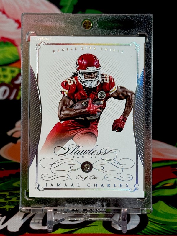 2015 Panini Flawless Jamaal Charles 1/1 Diamond Chiefs