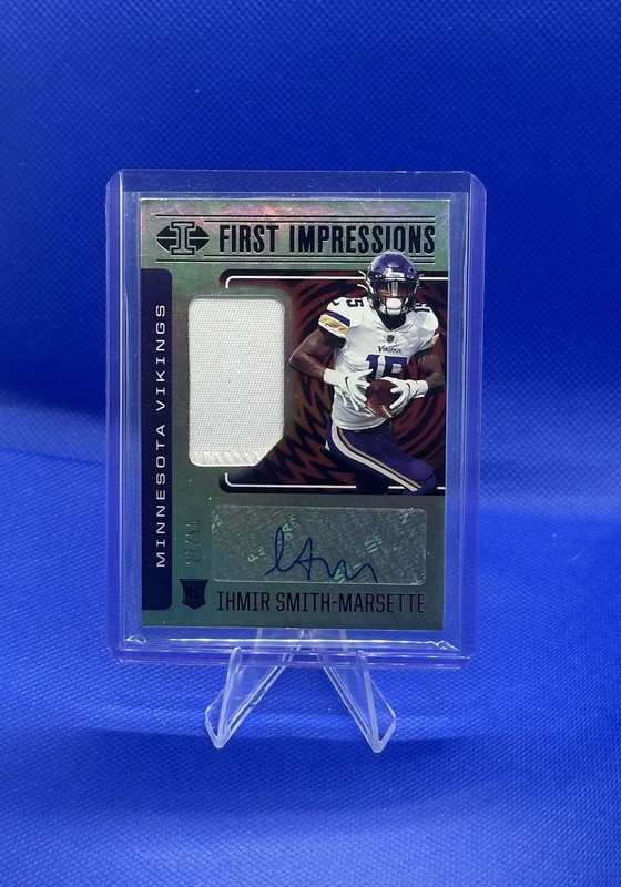 2021 Illusions Ihmir Smith-Marsette First Impressions Green RC Patch Auto # /50