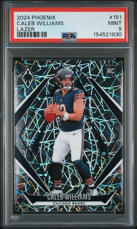 2024 Panini Phoenix - Rookies Caleb Williams #151 Lazer (RC) PSA 9 Mint