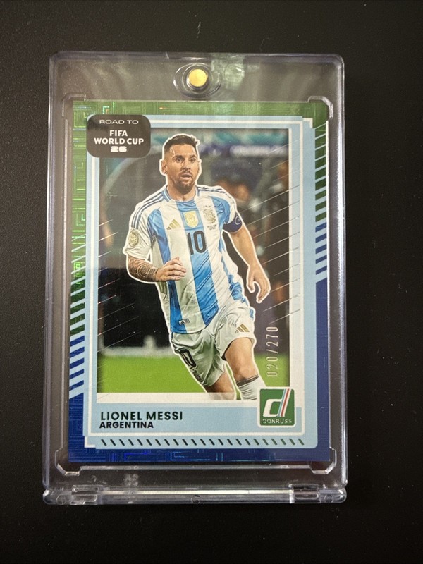 Panini Donruss Serial Numbered Lionel Messi /270 Argentina FIFA World Cup #154