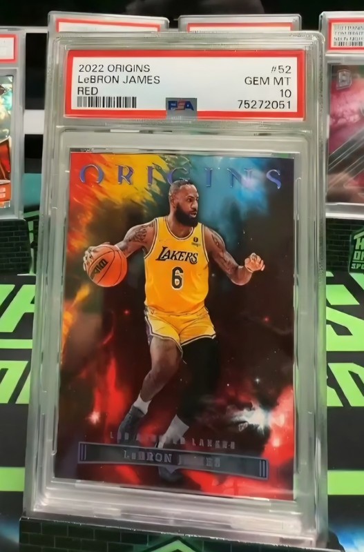 2022-23 Panini Origins - LeBron James #52 Red PSA 10 *POP 1*