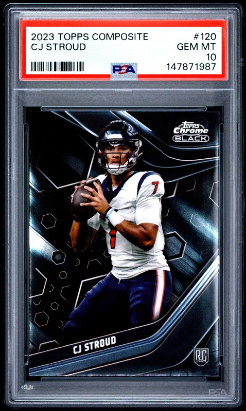 2023 TOPPS COMPOSITE #120 CJ STROUD PSA 10