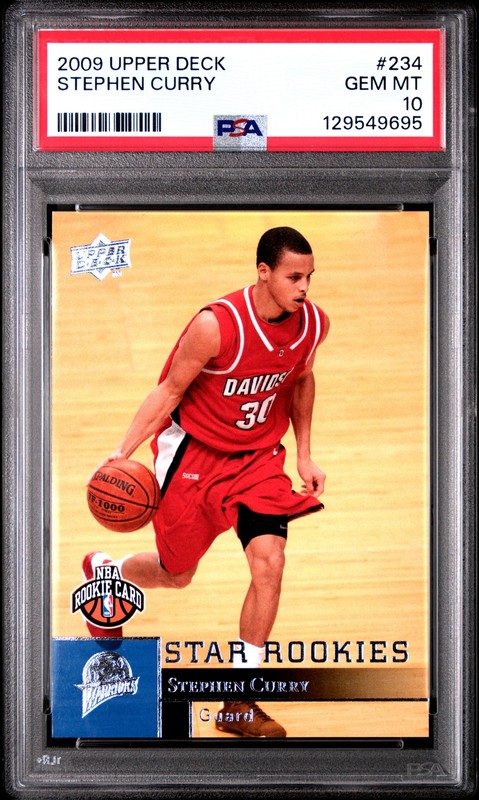 2009 UPPER DECK #234 STEPHEN CURRY ROOKIE RC PSA 10