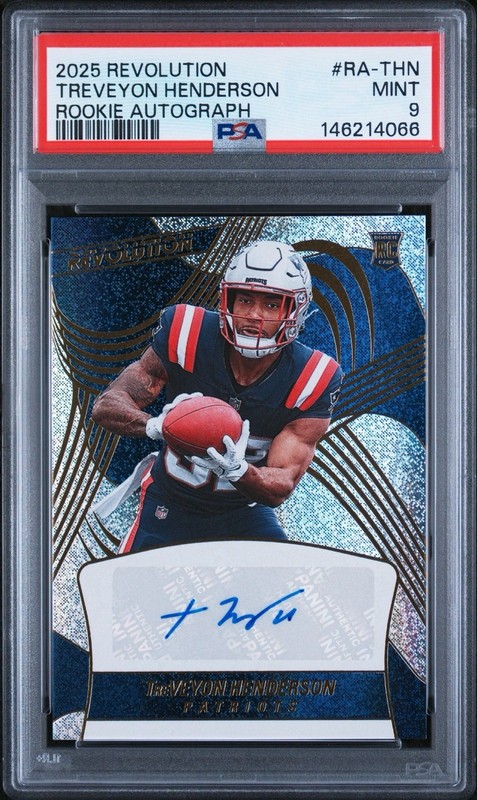 2025 Revolution TreVeyon Henderson Rookie Auto PSA 9 /299