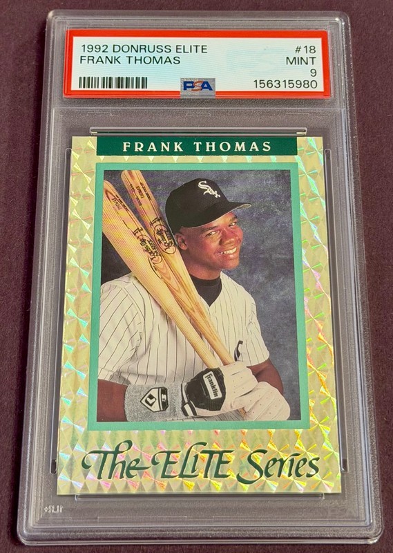 1992 Donruss  Elite Series Frank Thomas - # 06438/10000 PSA 9