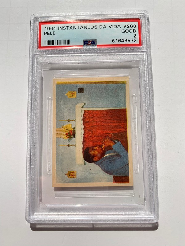 1964 Pele’ Instantaneous Da Vida Do Rei “Rare” PSA