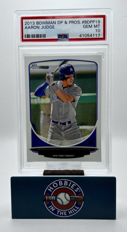2013 Bowman Draft Picks & Prospects - Draft Picks Aaron Judge #BDPP19 RC PSA 10