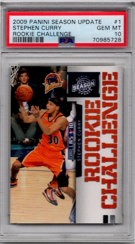 2009-10 Panini Season Update - Rookie Challenge Stephen Curry #1 (RC) PSA 10