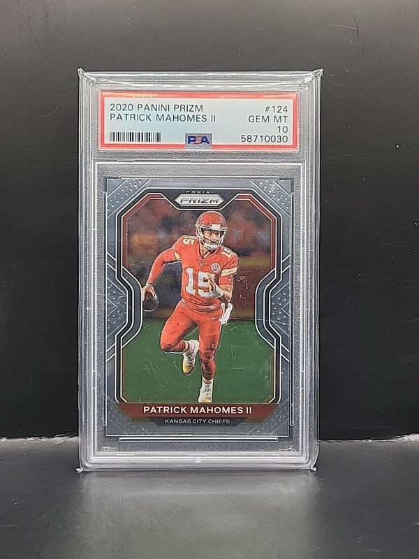 2020 Panini Prizm - Patrick Mahomes II #124 PSA 10 Gem Mint Chiefs