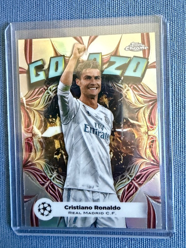 2024 CRISTIANO RONALDO TOPPS CHROME UEFA CHAMPIONS LEAGUE GOLAZO