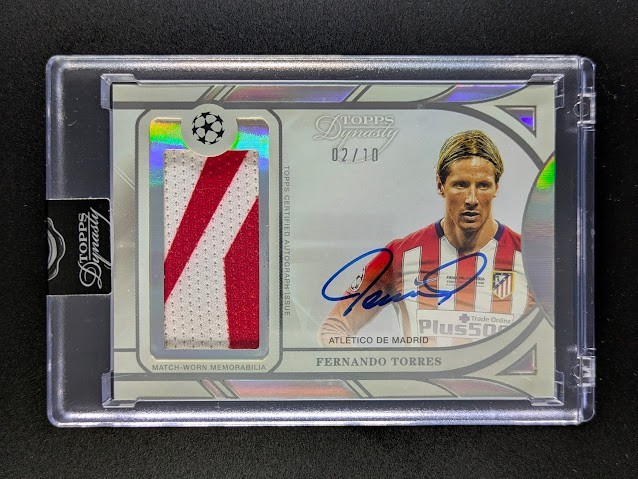 2024-25 Topps Dynasty FERNANDO TORRES 2/10 Auto Patch Atletico Madrid #APL-FT5