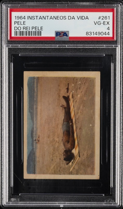 1964 INSTANTANEOS DA VIDA DO REI PELE #261 PELE PSA 4
