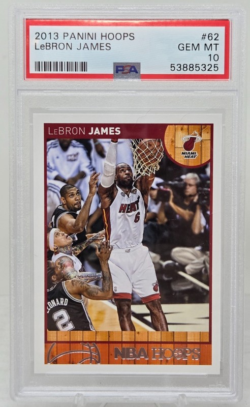 2013 Hoops LeBRON JAMES CARD PSA 10 GEM MT