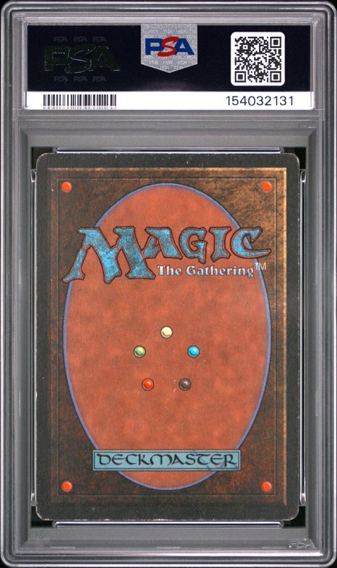 1993 MAGIC THE GATHERING UNLIMITED EDITION MOX EMERALD PSA 4 view 2