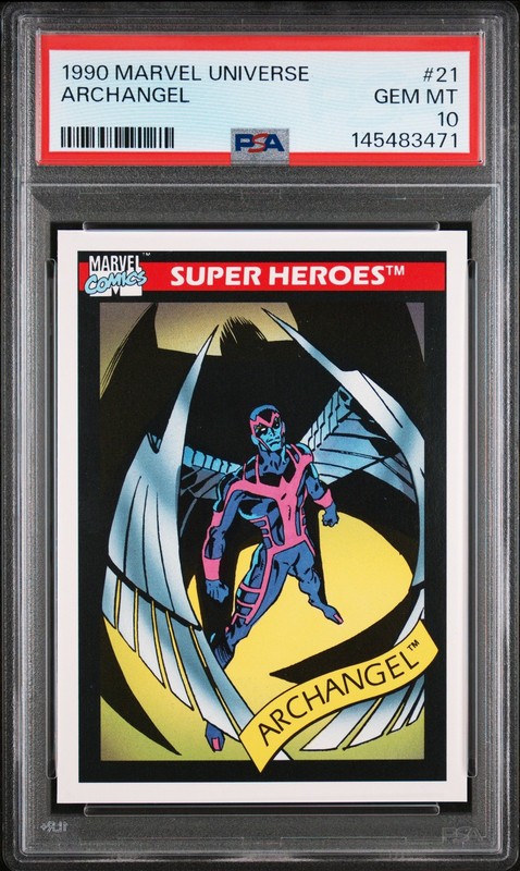 1990 MARVEL UNIVERSE #21 ARCHANGEL PSA 10
