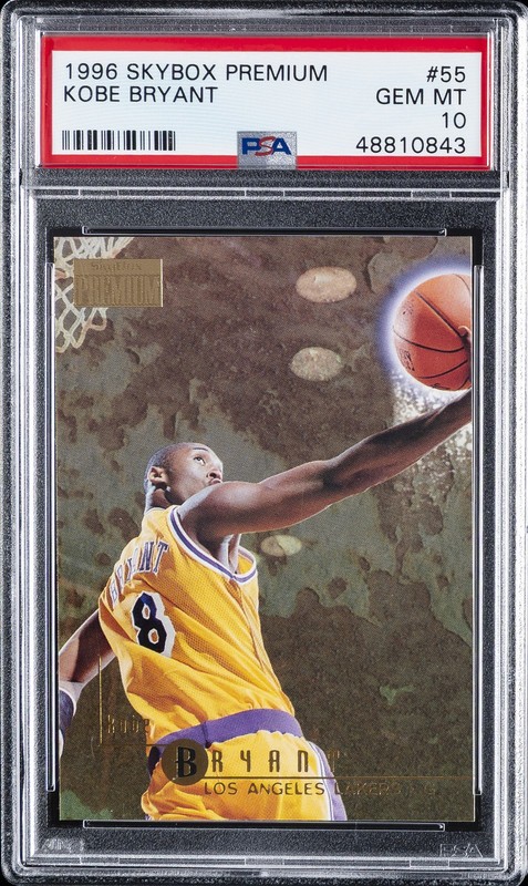 1996 SKYBOX PREMIUM #55 KOBE BRYANT ROOKIE RC PSA 10