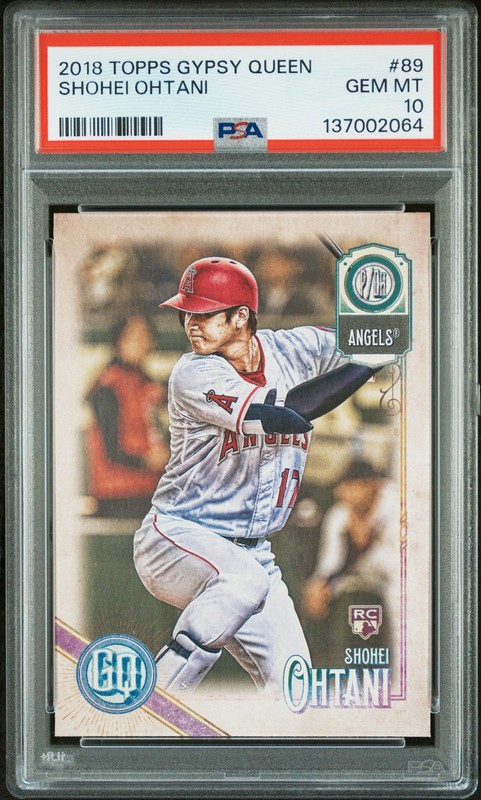 2018 TOPPS GYPSY QUEEN #89 SHOHEI OHTANI ROOKIE RC PSA 10