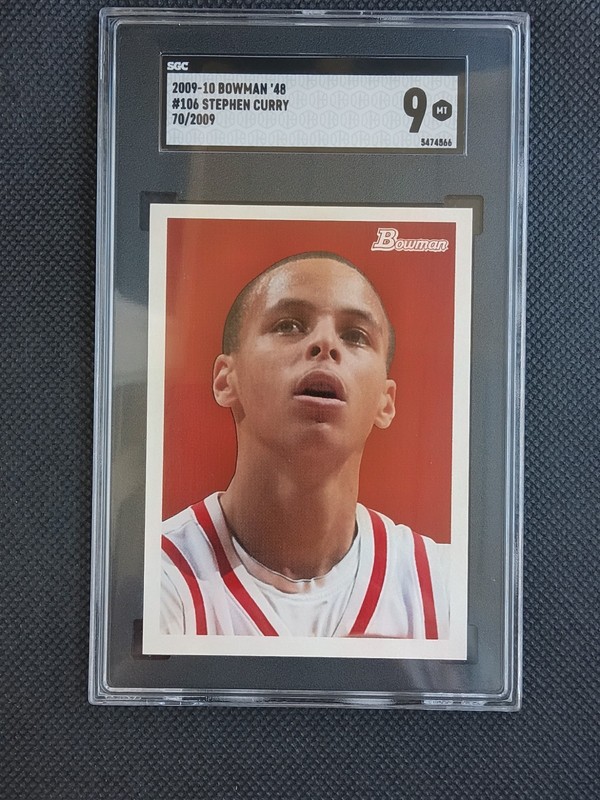 2009-10 Bowman '48 - Stephen Curry #106 /2009 (RC)  SGC 9 **SEE DESCRIPTION**