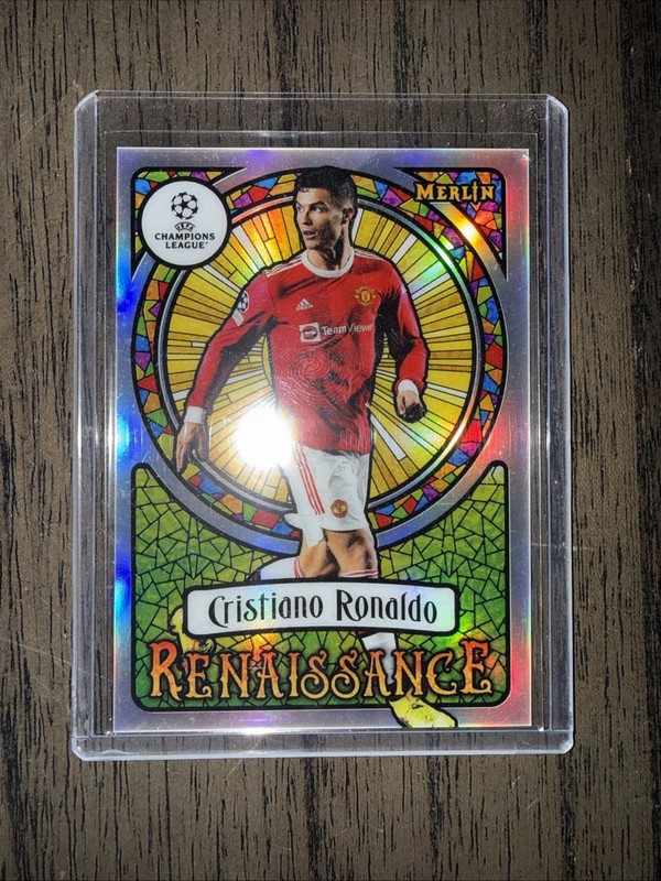2021-22 Topps Merlin UEFA Cristiano Ronaldo Renaissance Case Hit SSP