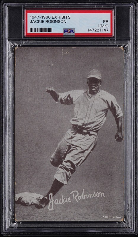 1947-66 EXHIBITS JACKIE ROBINSON PSA 1
