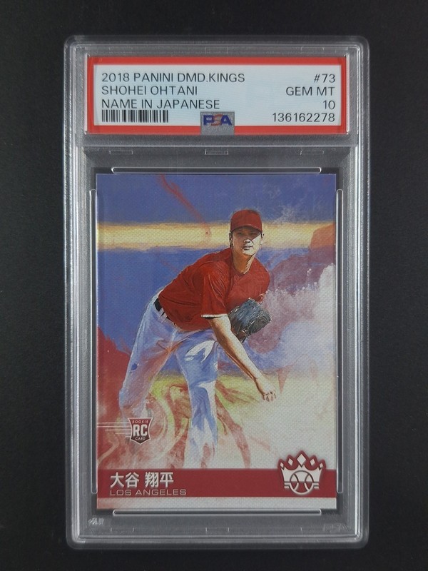 2018 Panini Diamond Kings SHOHEI OHTANI Rookie RC Kanji Variation #73b PSA 10