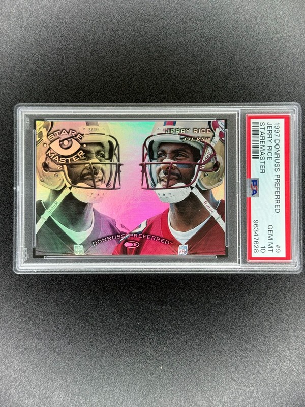 Jerry Rice 1997 Donruss Preferred Staremaster /1500 PSA 10 #9 49ers HOF