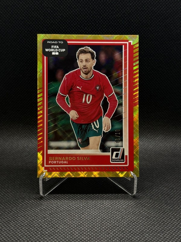 2025-26 Donruss Road To FIFA World Cup 26 - Bernardo Silva Gold /10 - Portugal
