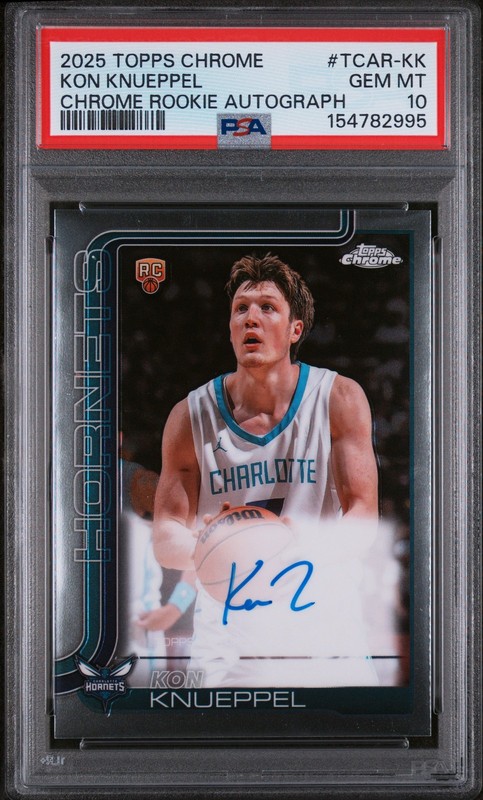 2025 TOPPS CHROME CHROME ROOKIE AUTO #TCAR-KK KON KNUEPPEL PSA 10