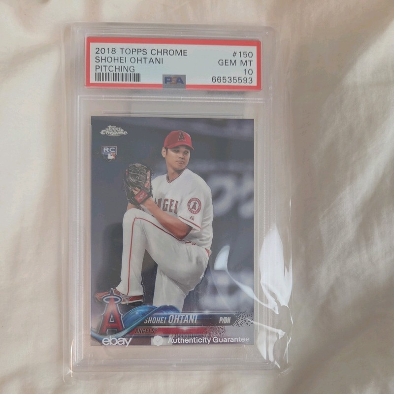2018 Topps Chrome #150 Shohei Ohtani PSA 10 Rookie RC
