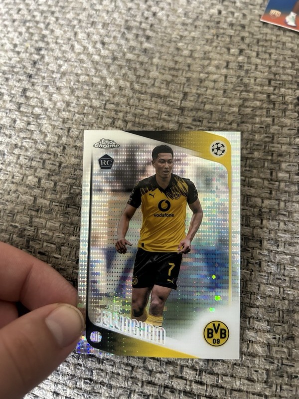 Topps Chrome Jobe Bellingham Rookie Pulsar Borussia Dortmund #5 UEFA CL