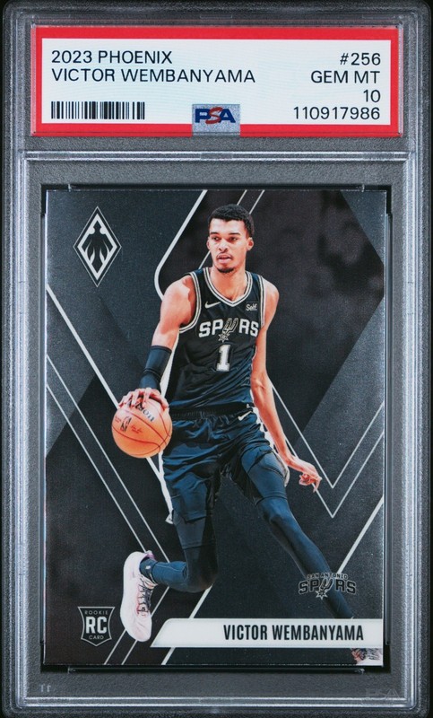2023-24 Panini Phoenix Victor Wembanyama RC PSA 10 #256 NBA Rookie Spurs GEM MT