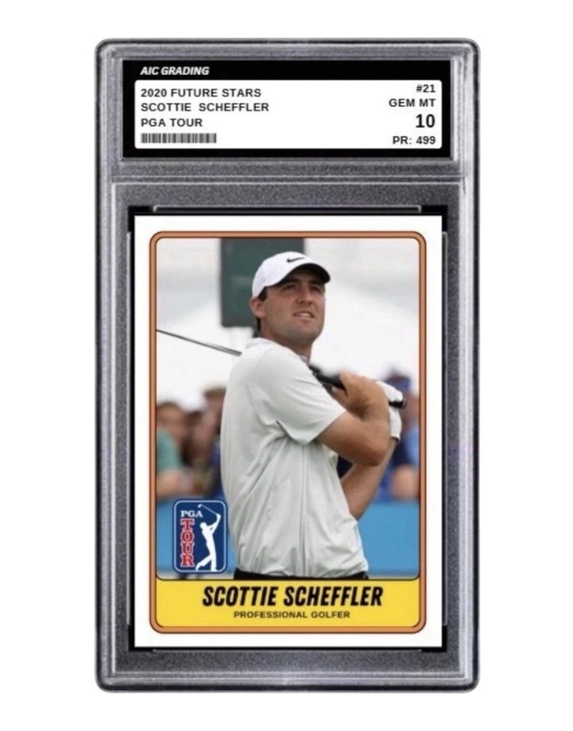 Scottie Scheffler Rookie Card 2020 Future Stars PGA RC 10 Gem Mint