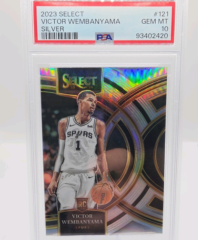 2023 Victor Wembanyama Select Silver #121 PSA 10 GEM MT!!!