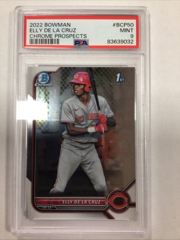 2022 Bowman - Chrome Prospects Elly De La Cruz #BCP-50 (RC) view 1