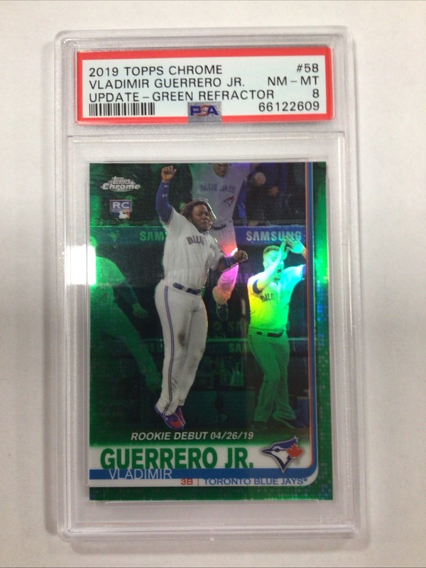 2019 Topps Chrome Update Series - Rookie Debut Vladimir Guerrero Jr. #58 Green