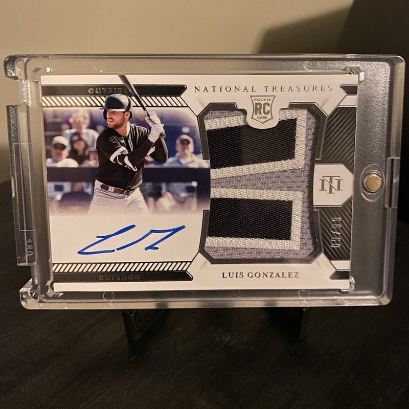 Panini 2021 National Treasures RMS Luis Gonzalez RC Auto Patch /99 #206 CWS