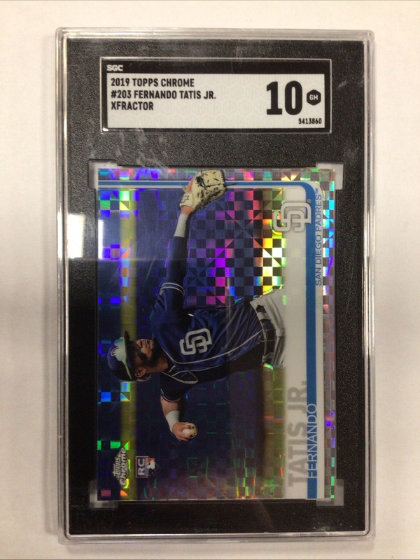 2019 Topps Chrome - Fernando Tatís Jr. #203 X-Fractor (RC)